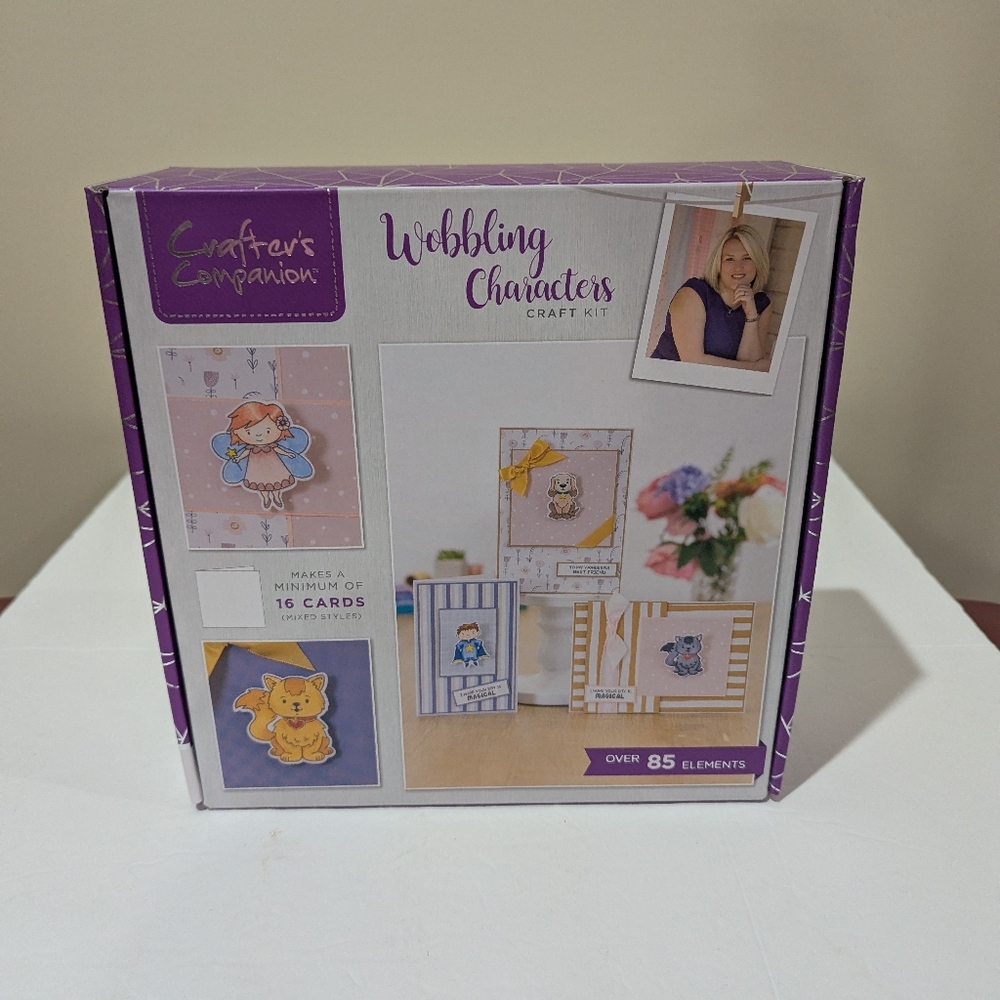NEW Crafter's Companion Wobbling Characters Craft Kit #40